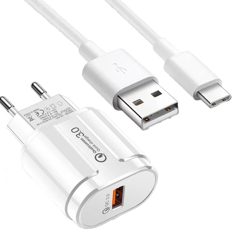   3.0 18W USB   USB   Ｚ S21 S20 FE S21 S20 Ʈ S10 S9 ÷  C  ̺